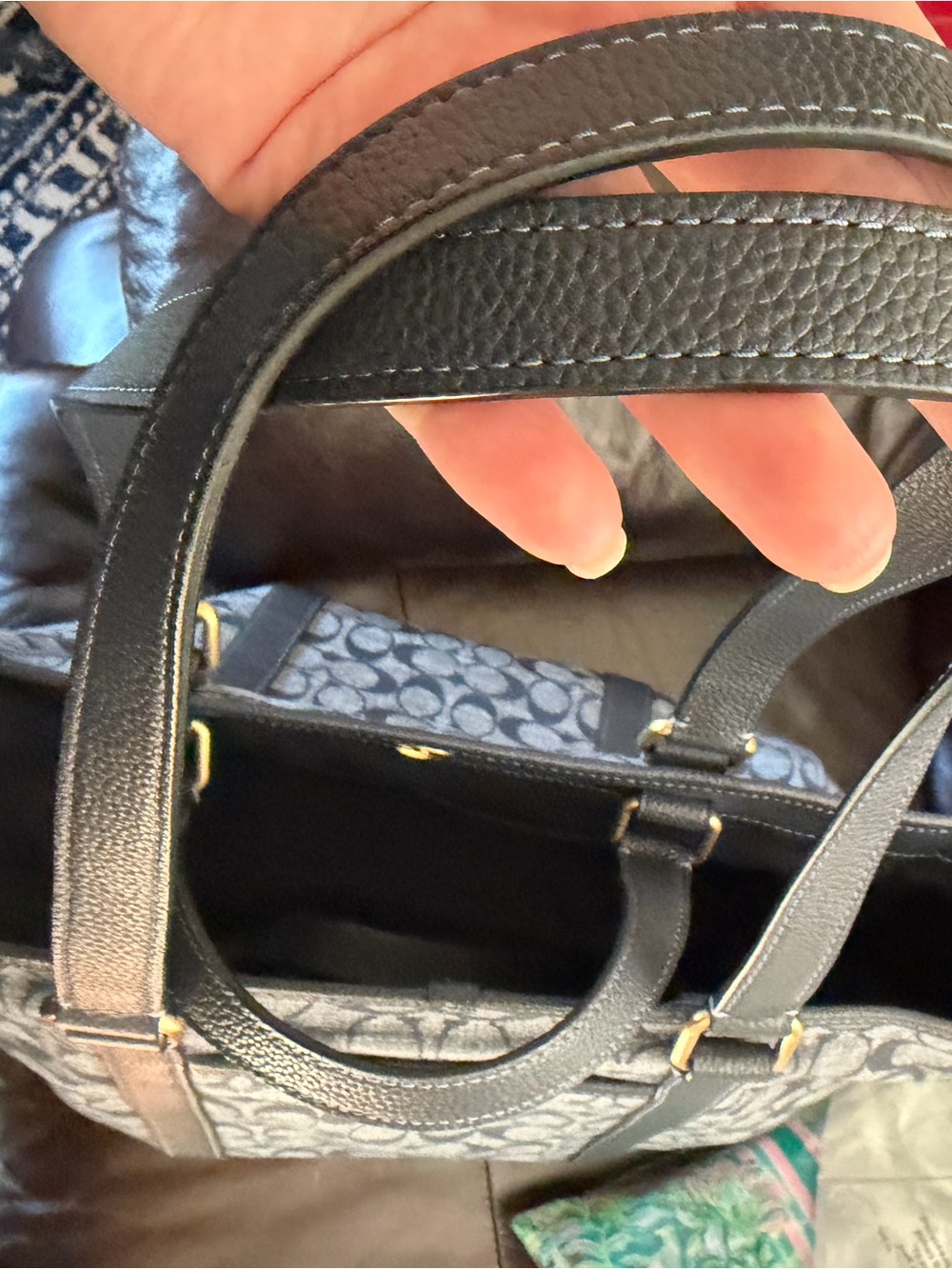 Coach Hudson Double Handle Tote Bag - Picture 7 of 11
